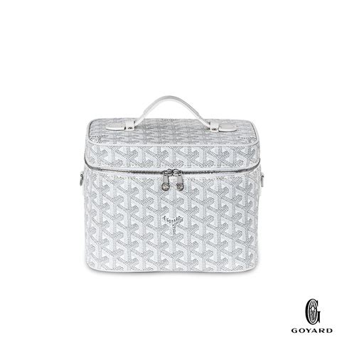 white goyard case|goyard muse vanity case price.